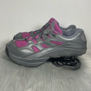 Z-Coil Cruiser Women Orthotic Running Gray Pink Shoes